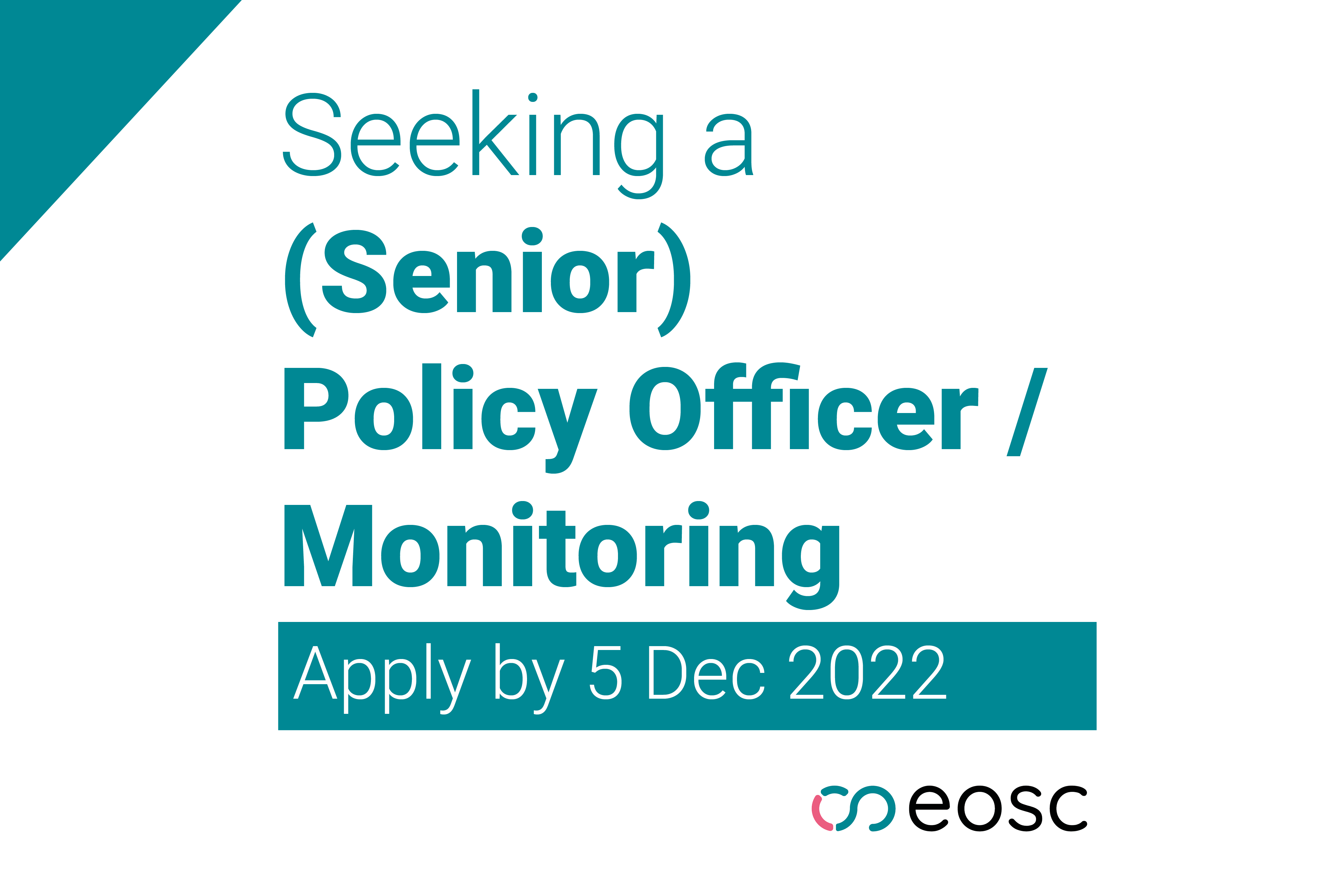 Senior Policy Officer / Monitoring