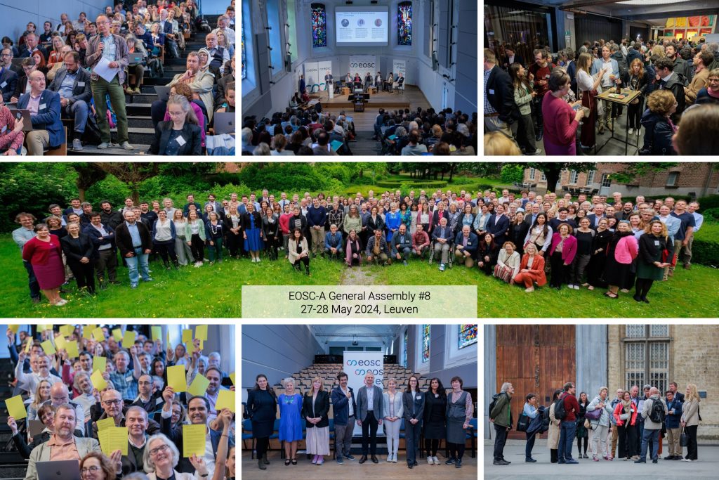 The EOSC Association’s 8th General Assembly was held on Monday and Tuesday, 27-28 May, at the Irish College Leuven, where almost 180 member delegates, observer representatives, provisional members and guests were welcomed by the EOSC-A Board of Directors and Secretariat.