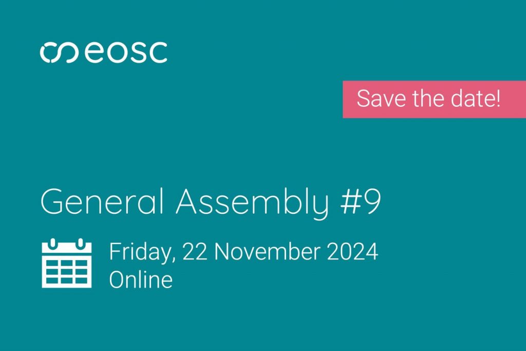 We are pleased to announce that the 9th EOSC Association General Assembly will take place online on Friday, 22 November 2024. The virtual meeting gives you the opportunity to conveniently join us from your preferred location, to vote on decision items, and to contribute to critical discussions that impact the direction of EOSC-A.