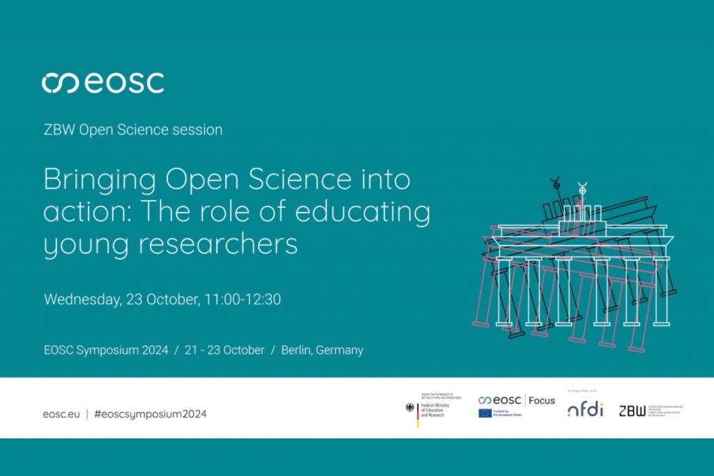 EOSC Symposium session teaser #23: Bringing Open Science into action - the role of educating young researchers