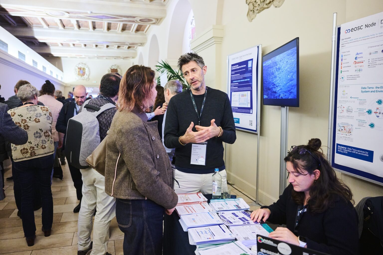Data Terra booth at EOSC Symposium 2025