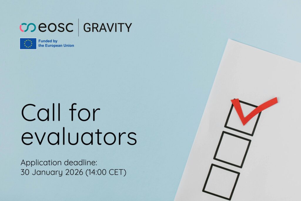 Call for evaluators of EOSC Gravity cascading grants