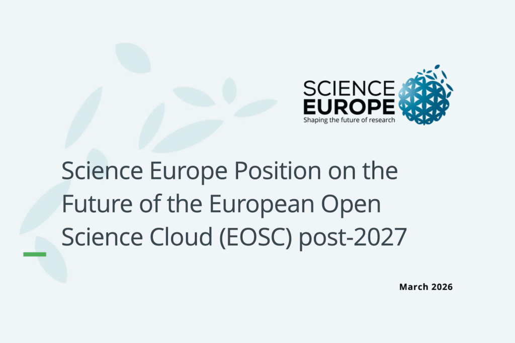 Science Europe’s 40 members rally behind EOSC Partnership in FP10