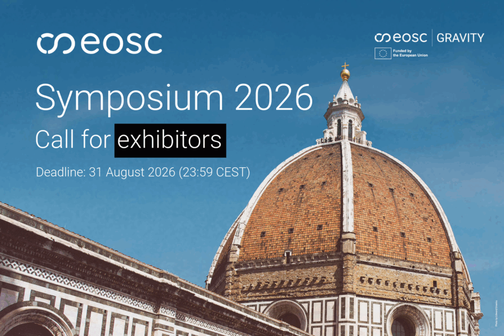 The EOSC Symposium 2026 Programme Committee invites EOSC Candidate Nodes, EOSC Association Task Forces, and INFRAEOSC projects to present their latest innovations, achievements, and results at the EOSC Symposium 2026 exhibition.