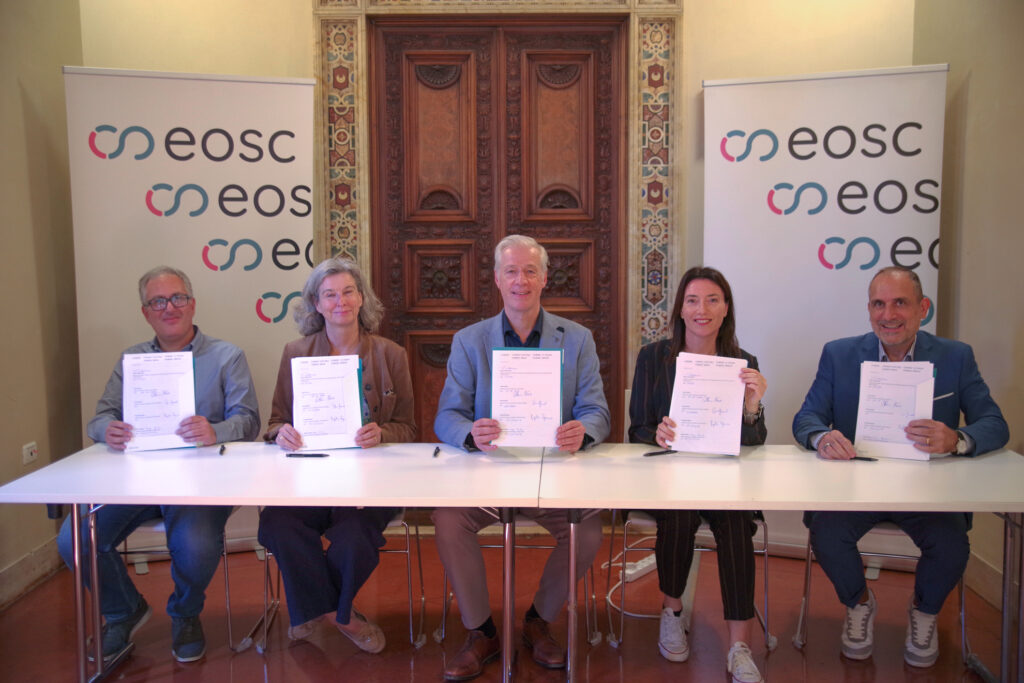 Four Horizon Europe projects lock arms to advance the EOSC Federation