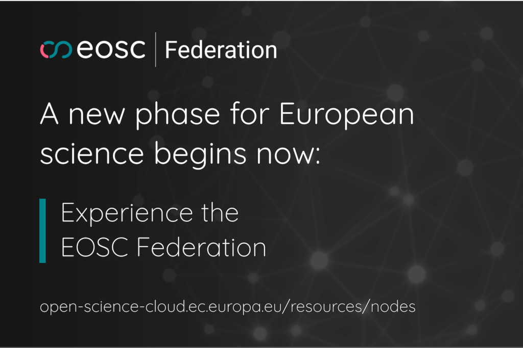 EOSC Federation moves into production, beginning a new phase for European science