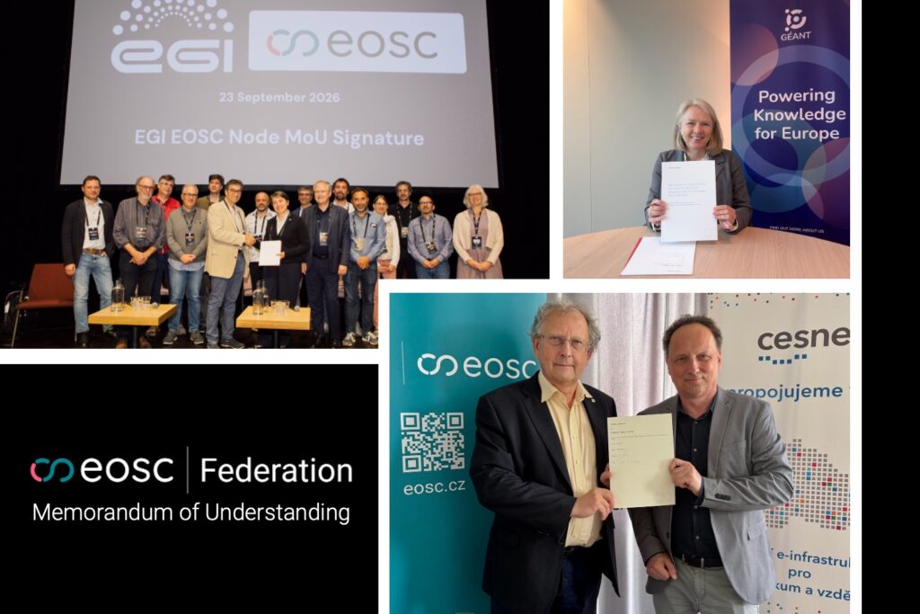Three second-wave EOSC Nodes sign EOSC Federation’s Memorandum of Understanding